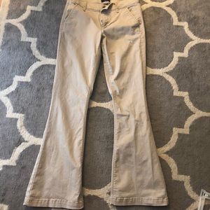 AE Artist Flare Khaki Pants